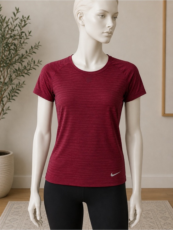 Nike Tops - Nike Women's Dri-FIT Medium Red Athletic Performance Shirt Short Sleeve